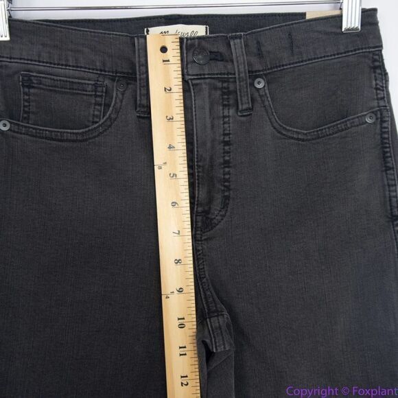NEW Madewell Petite Stovepipe Jeans in Banberry Wash: Raw-Hem, P27 - Picture 7 of 16